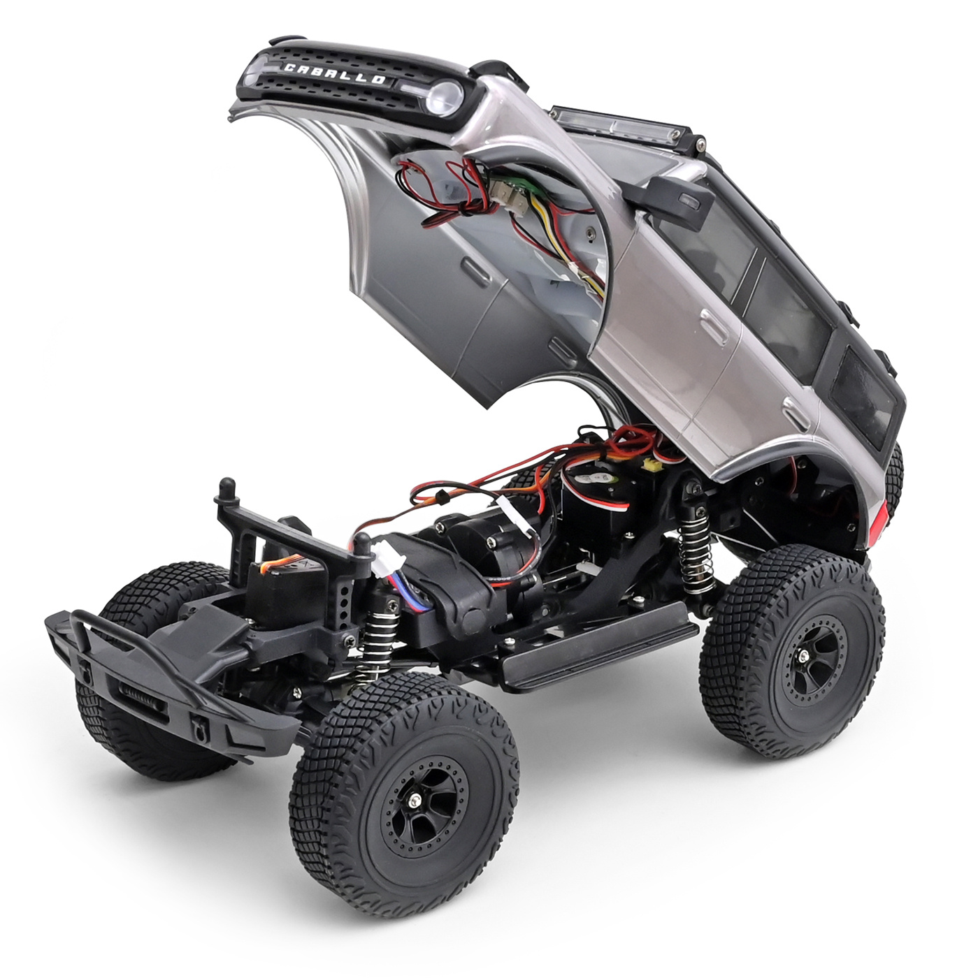 WL 184023 4WD Crawler 1/18 RTR Grå