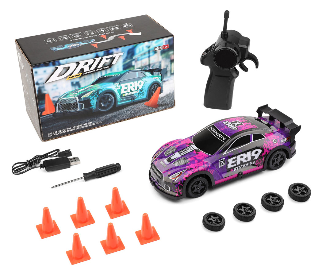 WL 22206 Drift Car 1/22 RTR Rosa