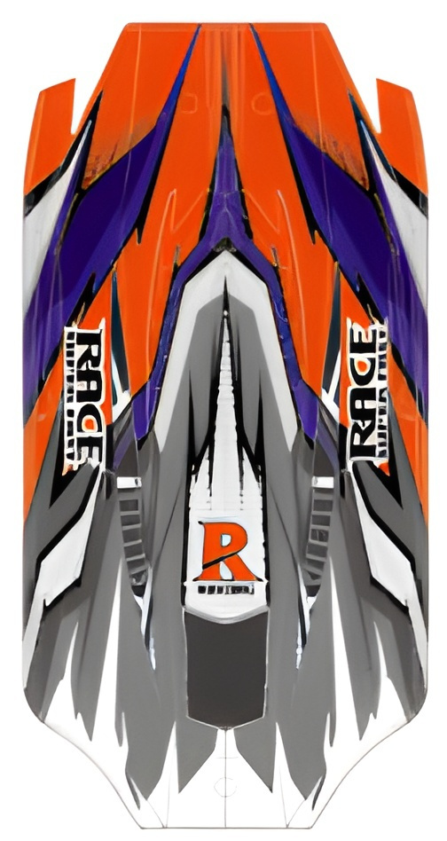 Kaross & Vinge Orange/Blå
