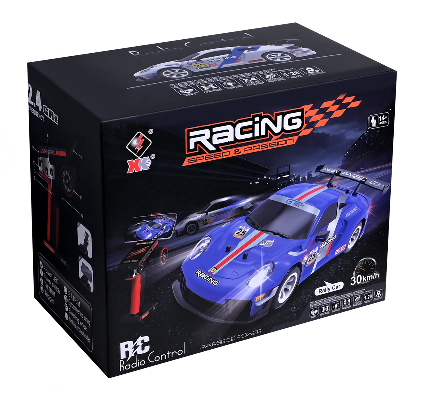 WL 284019-A 4WD Driftbil 1/28 RTR