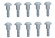 Hex Steg-Skruv 1.4x6mm (10) Hex Steg-Skruv 1.4x6mm (10)