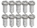 Phillips Skruv 2.6x6mm (10) Phillips Skruv 2.6x6mm (10)