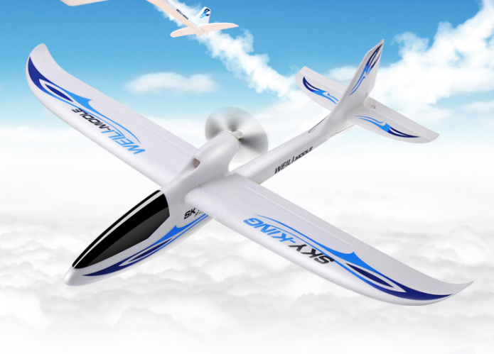 WL F959S Segelflyg 750mm RTF Blå