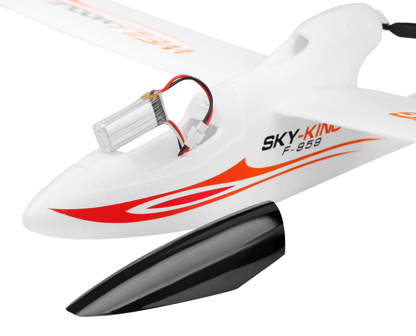 WL F959S Segelflyg 750mm RTF Blå