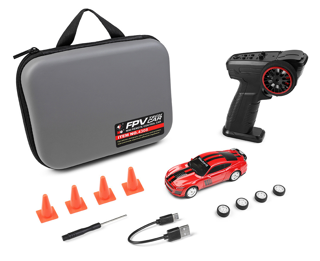 WL K4308 4WD Drift Car 1/43 RTR Röd